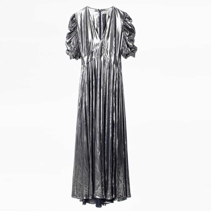 Roya Silver Dress, £227 (was £455) | Zadig & Voltaire