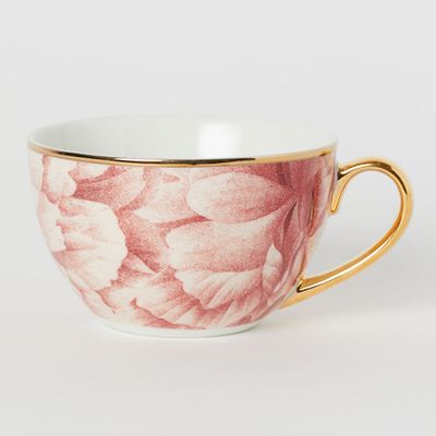 Patterned Porcelain Cup