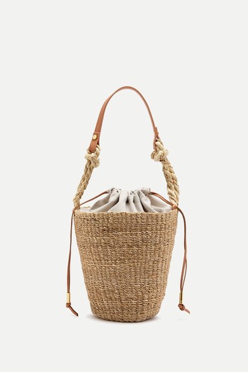 Pail Raffia Bucket Bag  from Aranaz 