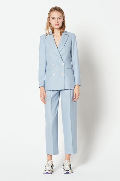 Sky Blue Tailored Jacket from Sandro