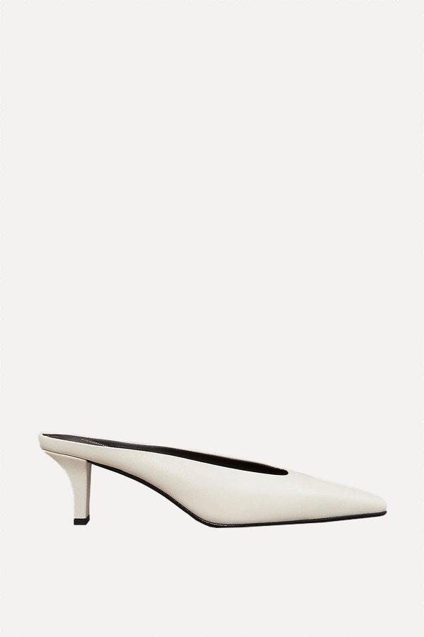 Leather Mule Pumps from Calvin Klein