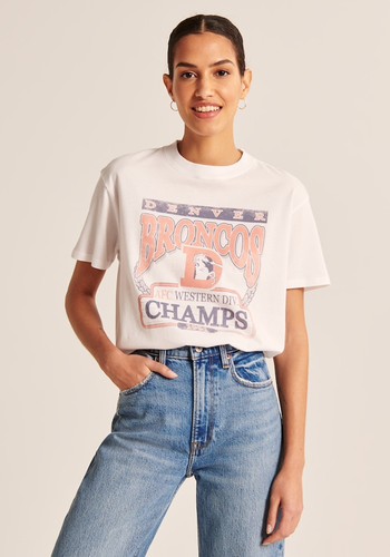 Oversized Boyfriend Denver Broncos Sport Tee