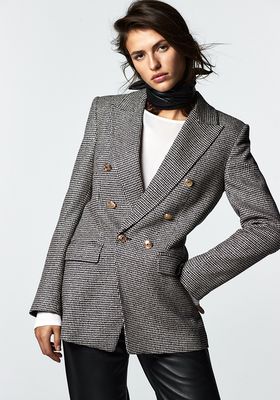 Houndstooth Tailored Blazer from Zara