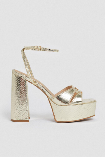 Metallic Platform Sandal from Karen Millen