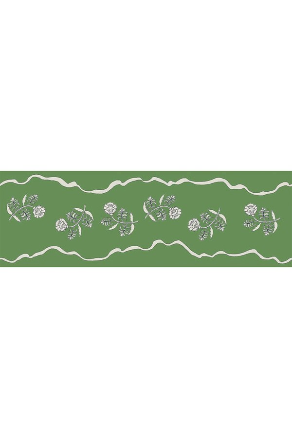 Jaipur Emerald Wallpaper Border from Parker & Jules 