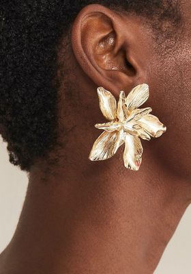 Statement Flower Stud Earring