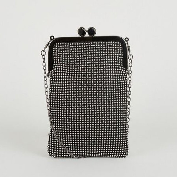 Clip Top Pouch Shoulder Bag from New Look