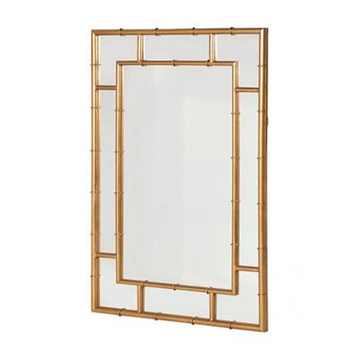 Gold Mock Bamboo Mirror from Turnbull and Thomas