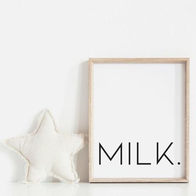 Nursery Milk Print, From £2.99 | Grey Fox Designs