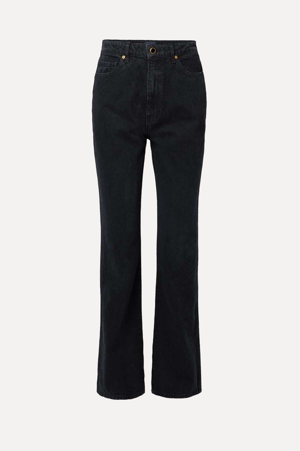 Danielle High-Rise Straight Jeans from Khaite