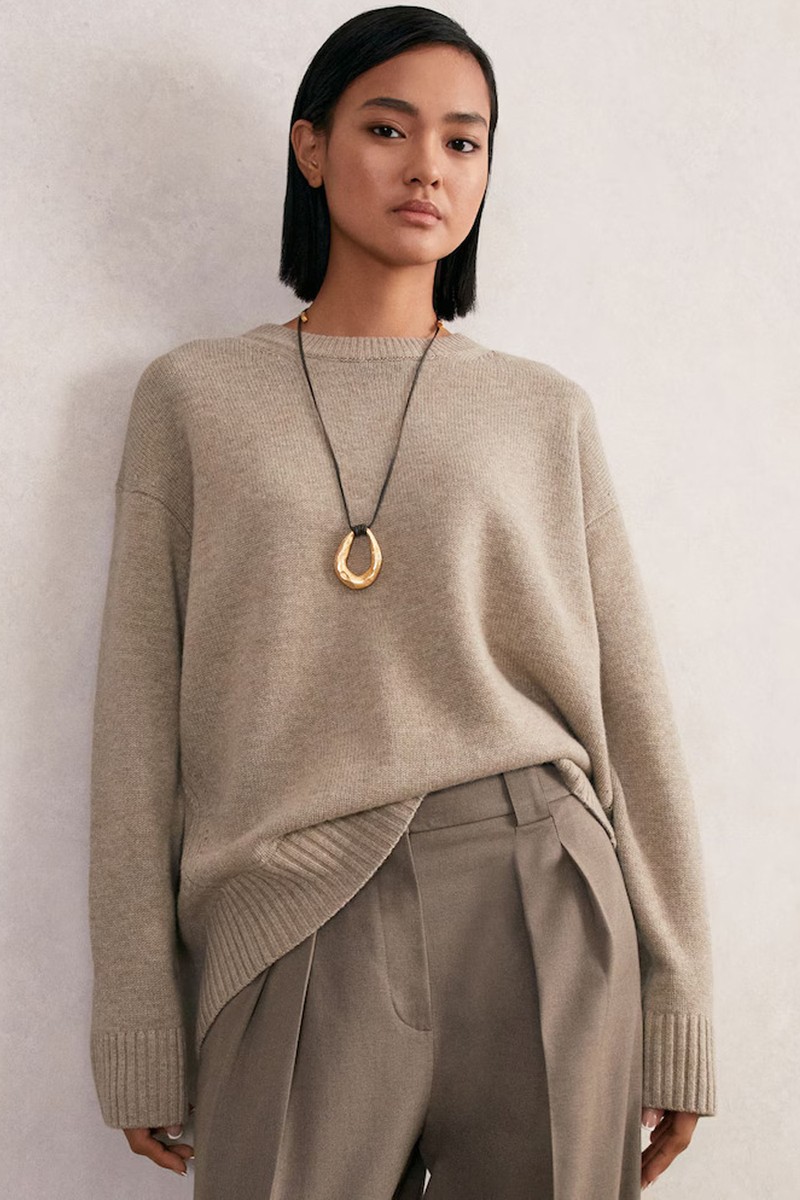 Ella Wool-Cashmere Crew-Neck Jumper