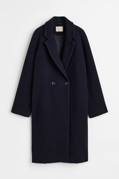 Double-Breasted Wool-Blend Coat from H&M