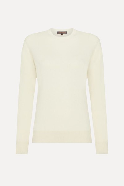 Cashmere Mix Classic Crew-Neck Jumper 