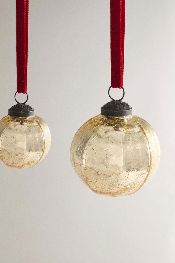 Mirrored Christmas Tree Bauble from Zara