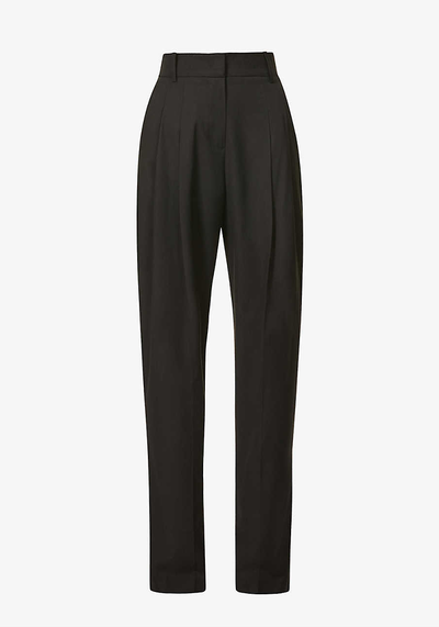 Gelso High-Rise Pleated Woven Trousers from Frankie Shop