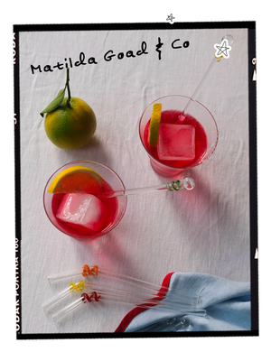 Glass Straws from Matilda Goad & Co