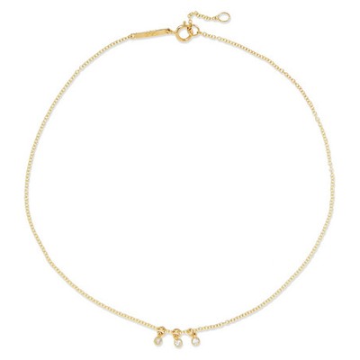 14-Karat Gold Diamond Anklet from Grace Lee