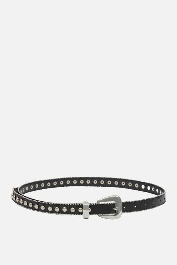 Studded Leather Belt from Source Unknown