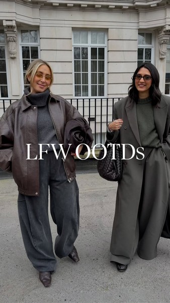 Sapna & Charlotte’s LFW day 2 outfits…