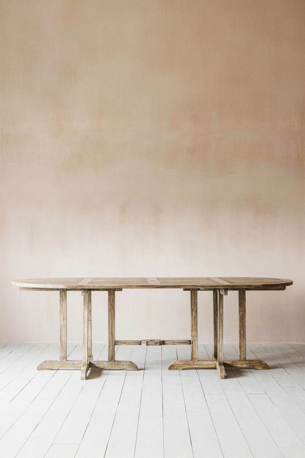 Grey Teak 10 Seater Garden Table from Graham & Green