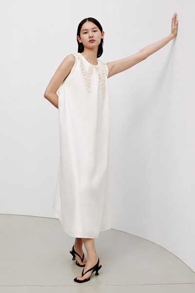 Embroidered Popin Dress from Zara