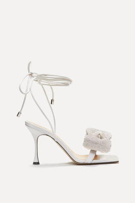 Nicole Bow Crystal-Embellished Sandals from Mach & Mach
