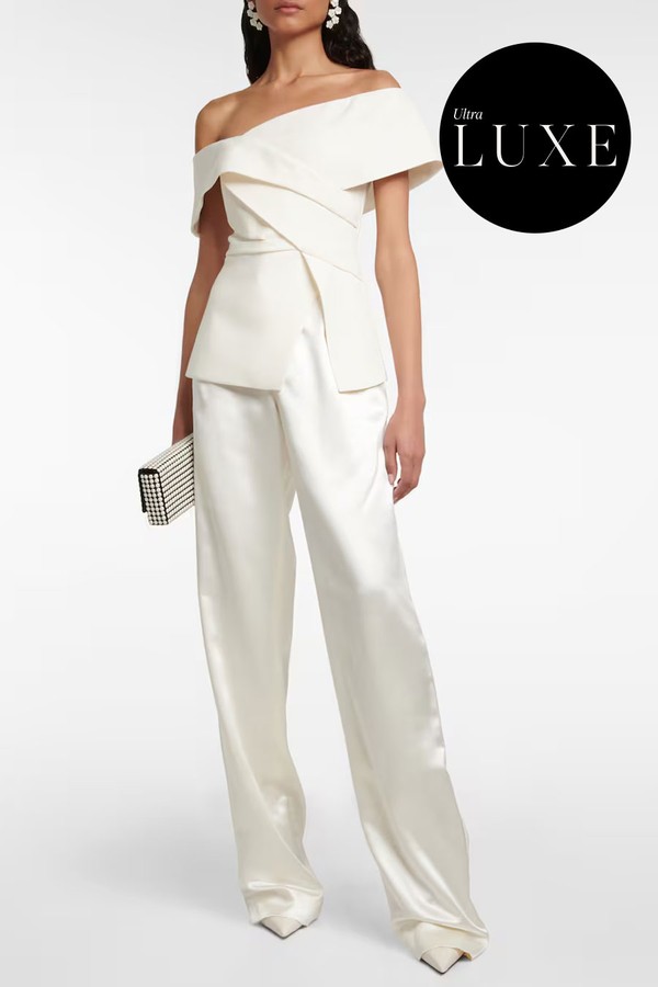 Miriam Silk & Wool Pants from  Danielle Frankel