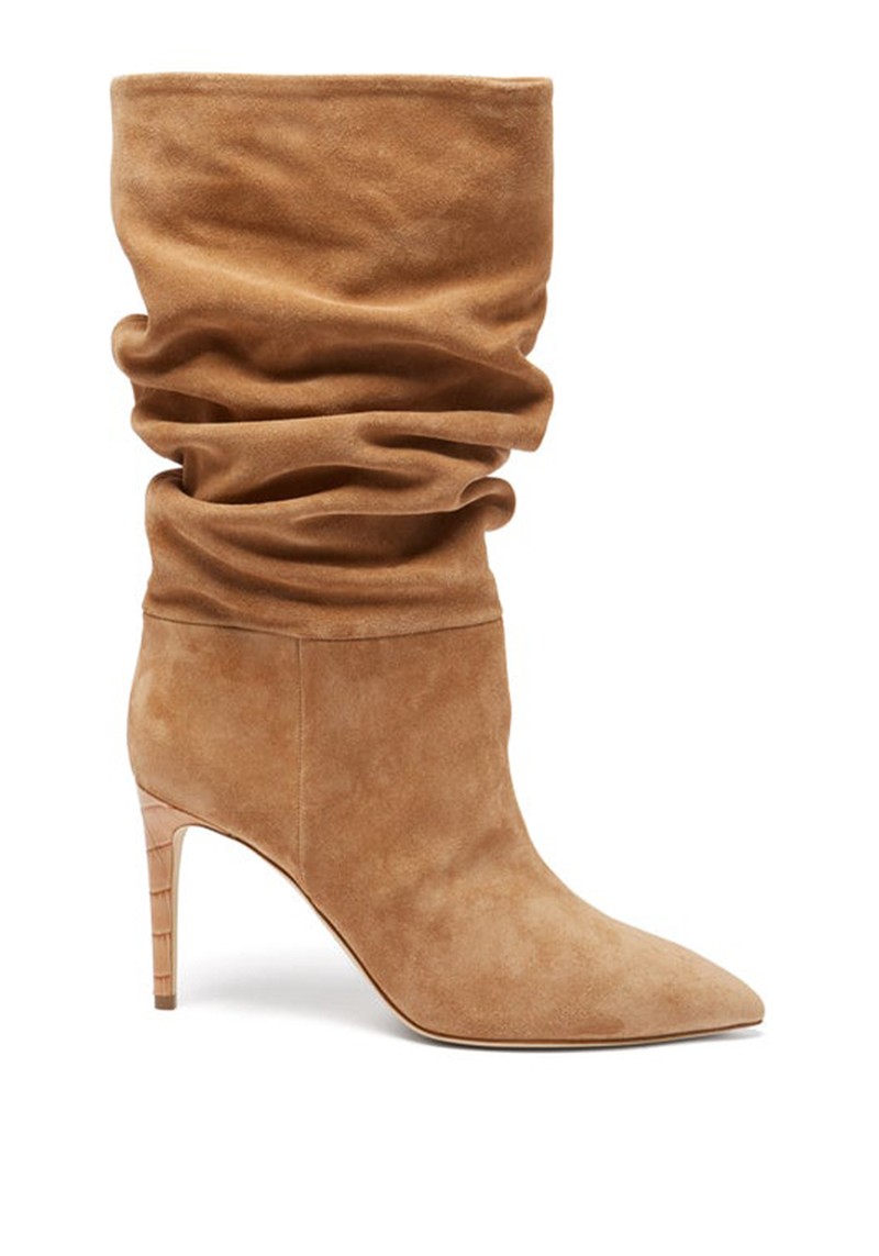 Slouchy Suede Boots from Paris Texas