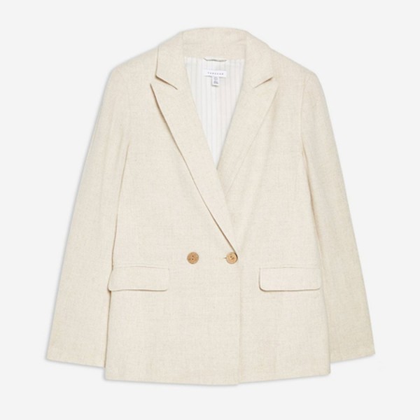Blazer With Linen from Topshop