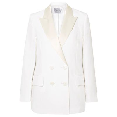 Satin-Trimmed Blazer from Racil