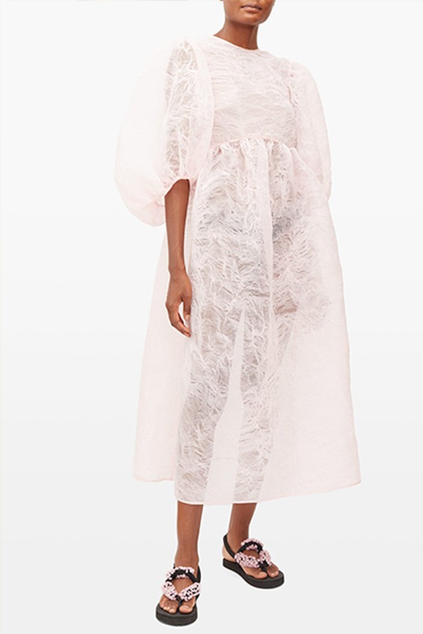 Katrine Puffed Sleeve Organza Dress from Cecilie Bahnsen