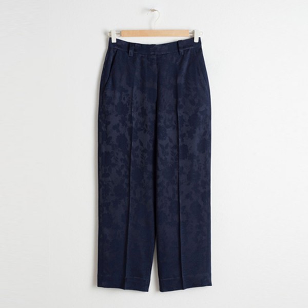 Floral Jacquard Trousers from & Other Stories