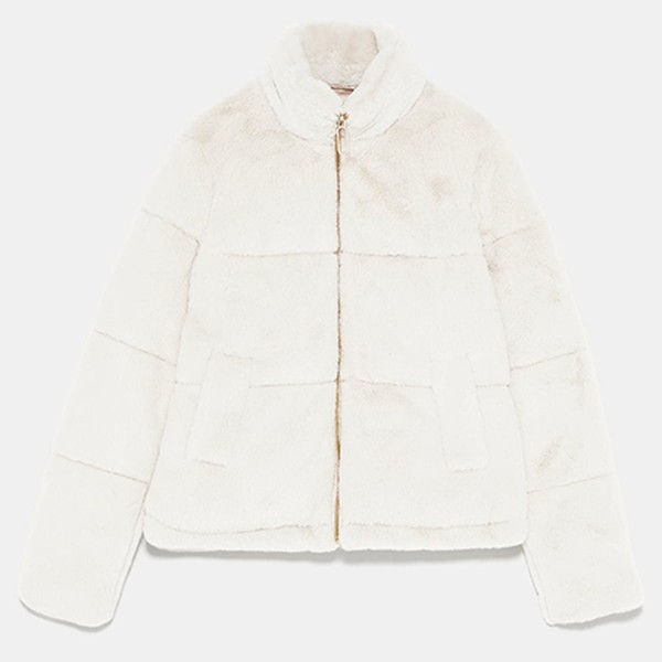 Faux Fur Jacket from Zara