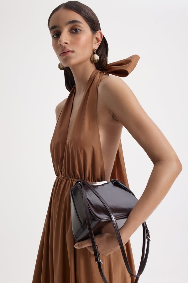 Parachute Cotton Halter Dress