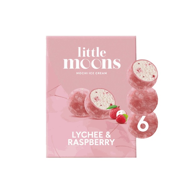 Lychee & Raspberry Mochi Ice Cream from Little Moons