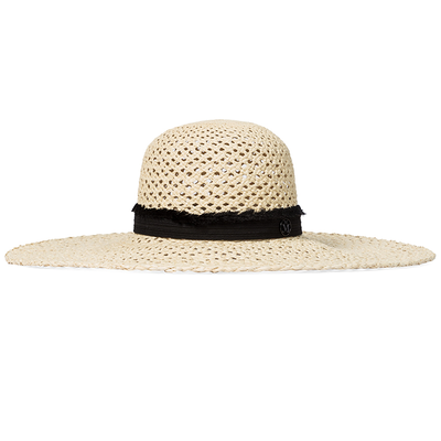 Blanche Straw Hat from Maison Michel 