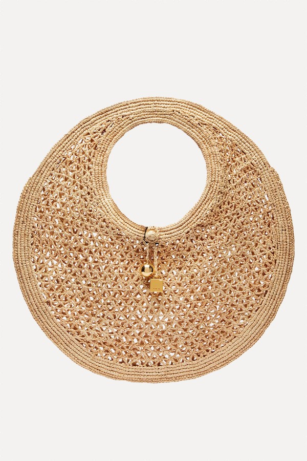 Spiaggia Raffia Tote Bag from Jacquemus