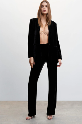 Velvet Suit Trousers, £139.99 | Mango