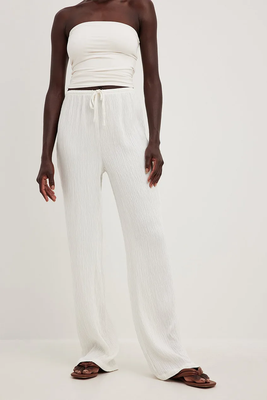 Structure Drawstring Detail Trousers
