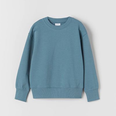 Basic Plain Sweatshirt