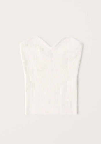 Strapless Ribbed Tank from Abercrombie & Fitch