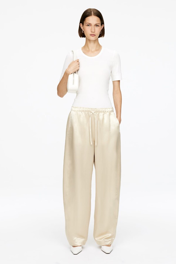 Drawstring Satin Trousers from Arket