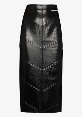 Faux Leather Pencil Skirt from Aleksandre Akhalkatsishvili