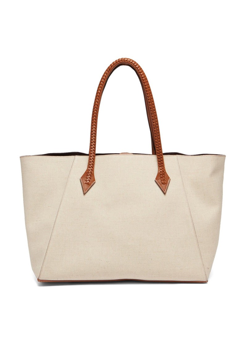 Perriand Collapsible Linen-Canvas Tote Bag from Métier