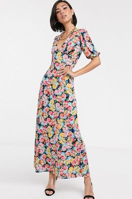 Maxi Tea Dress with Strappy Back from ASOS Design