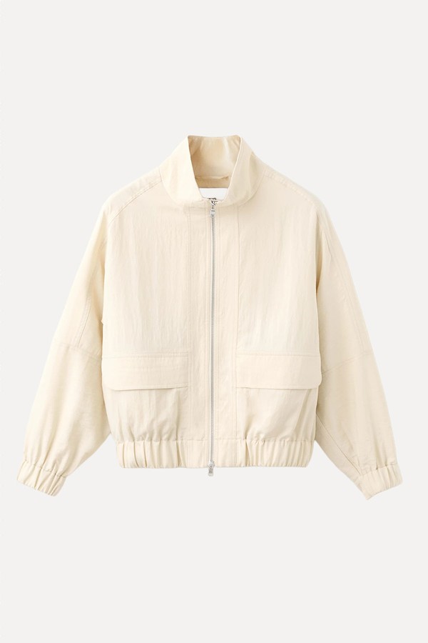 Lyocell Bomber Jacket from Mango