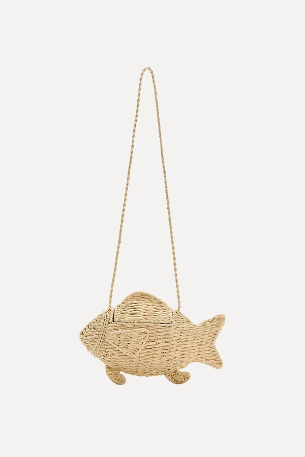 Woven Fish Crossbody Bag from Zara