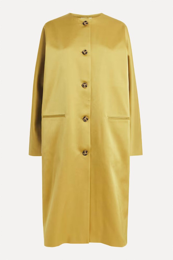 Satin Liz Opera Coat from Staud