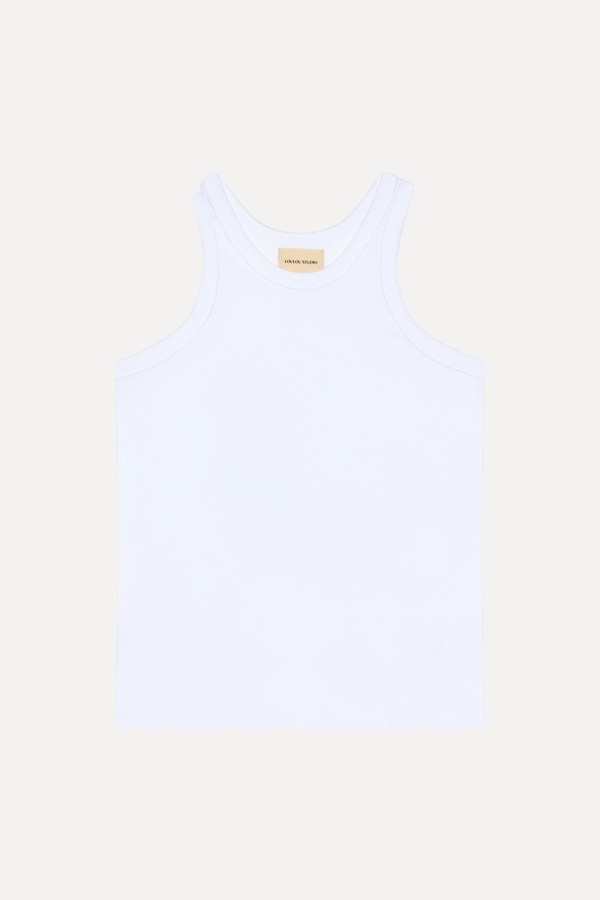 Fatu Ribbed Cotton Tank from Loulou Studio