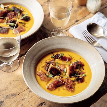 Berkswell Cheese Gnocchi With Roasted Butternut Soup